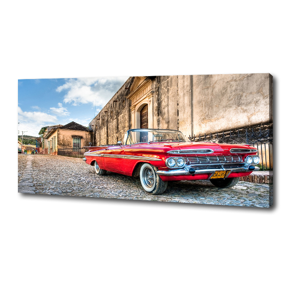 Canvas wall art Red Chevrolet