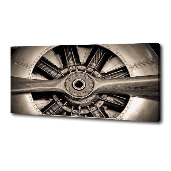 Canvas wall art Aircraft engine