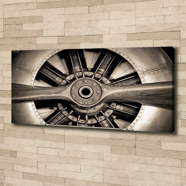 Canvas wall art Aircraft engine