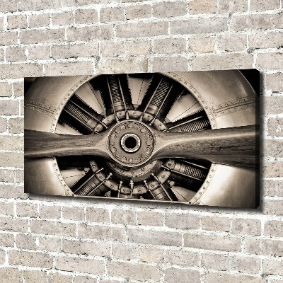 Canvas wall art Aircraft engine