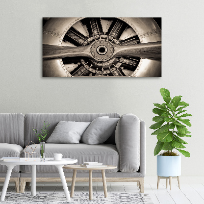 Canvas wall art Aircraft engine