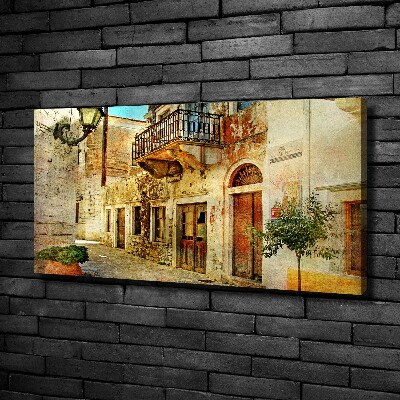 Canvas wall art Streets in Greece