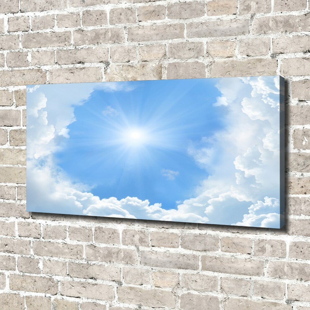 Canvas wall art Clouds in the sky