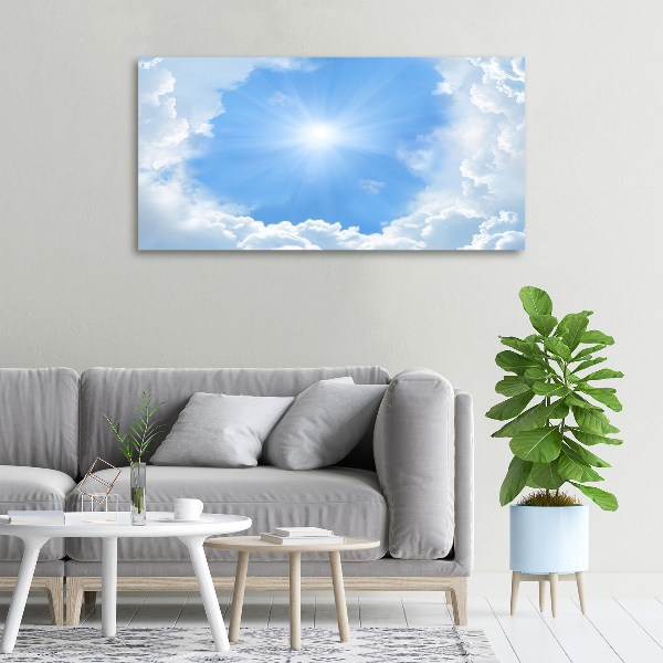 Canvas wall art Clouds in the sky