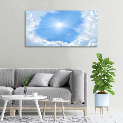 Canvas wall art Clouds in the sky