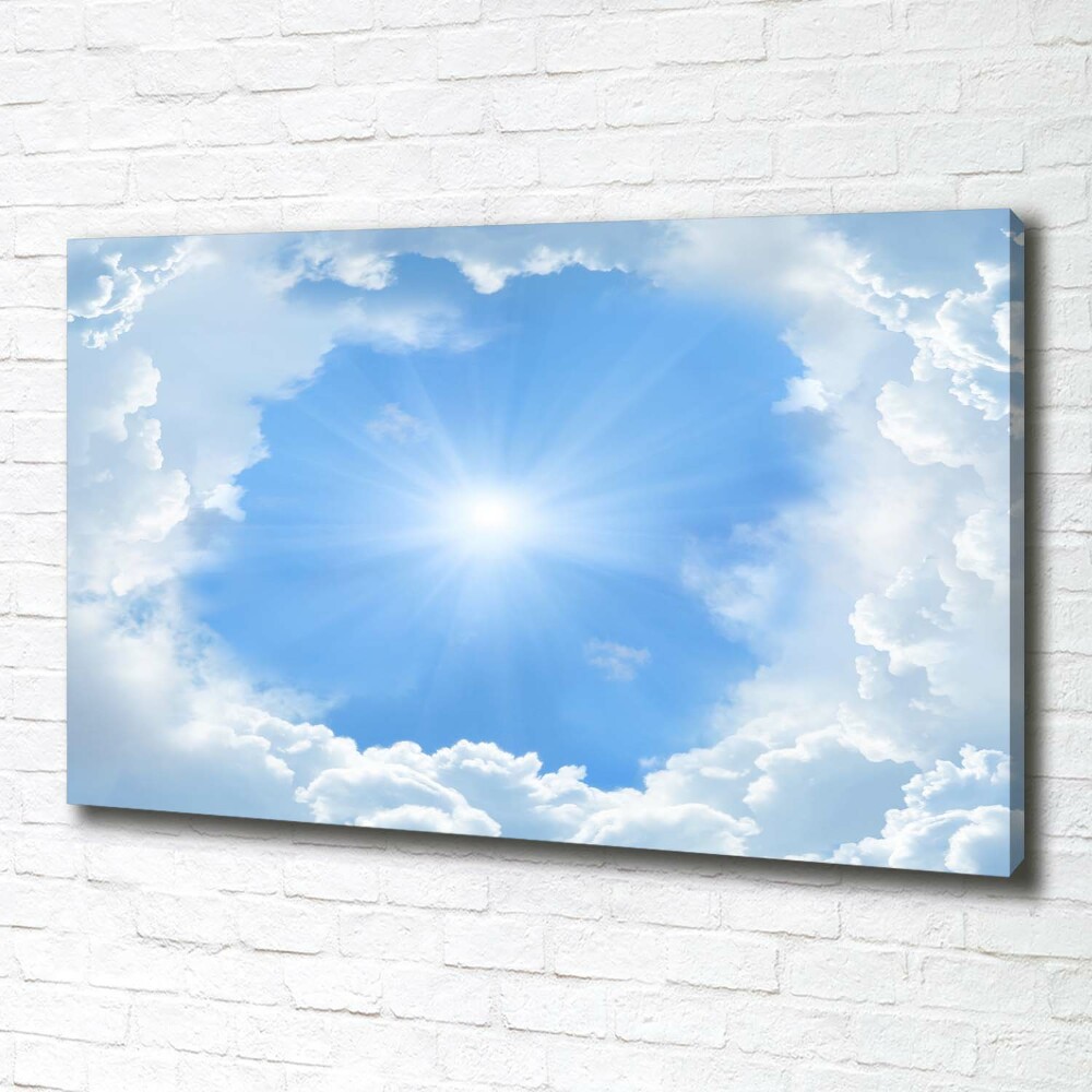 Canvas wall art Clouds in the sky