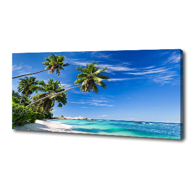 Canvas wall art Tropical beach