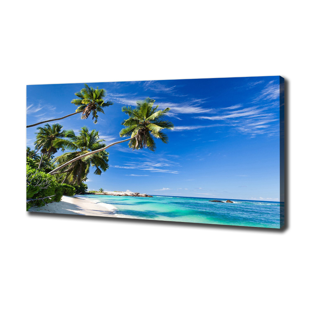 Canvas wall art Tropical beach