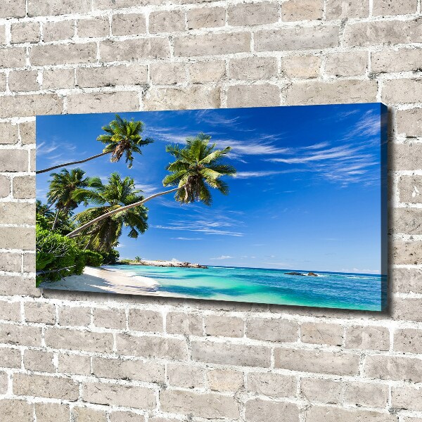 Canvas wall art Tropical beach