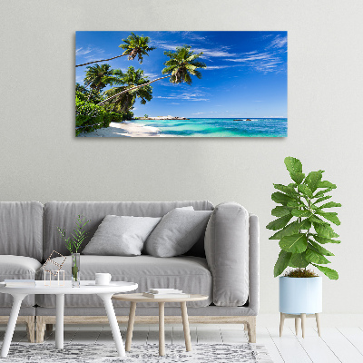 Canvas wall art Tropical beach