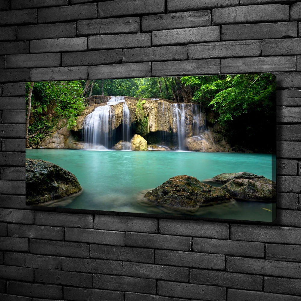 Canvas wall art Waterfall