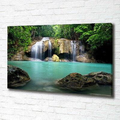 Canvas wall art Waterfall