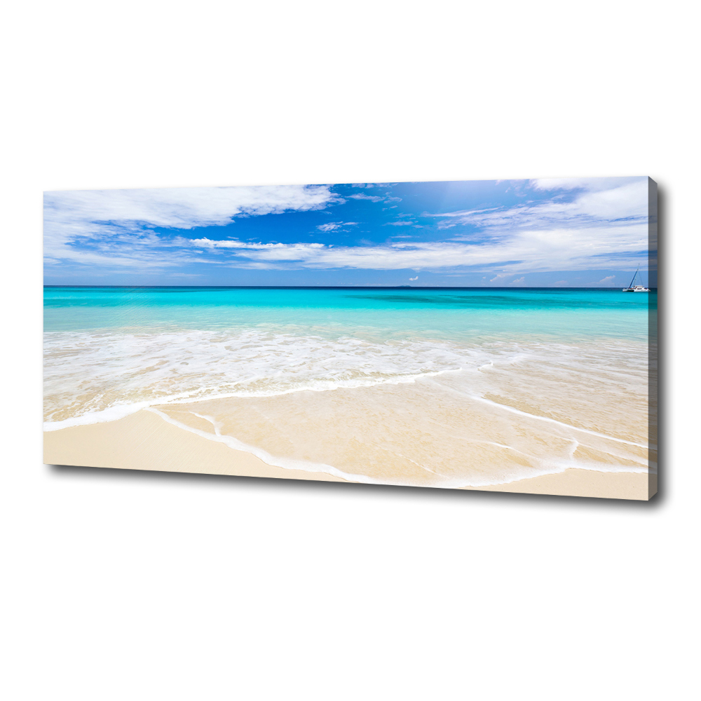 Canvas wall art Tropical beach