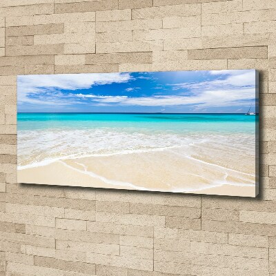 Canvas wall art Tropical beach