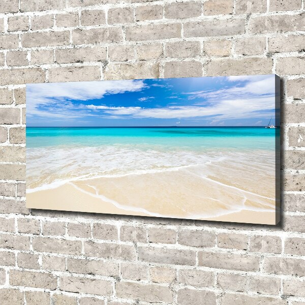 Canvas wall art Tropical beach