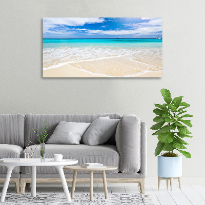 Canvas wall art Tropical beach