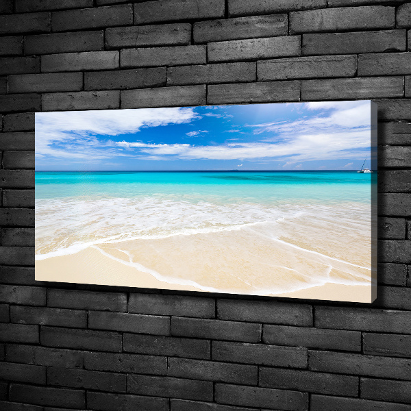 Canvas wall art Tropical beach