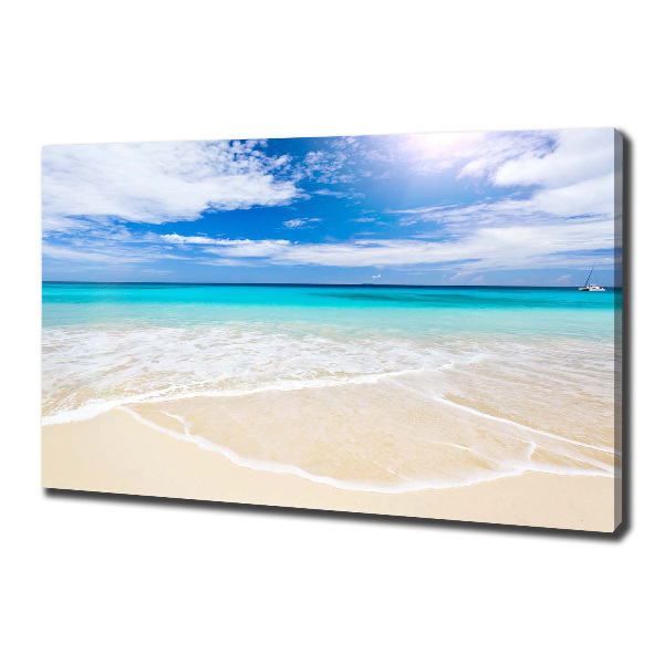 Canvas wall art Tropical beach