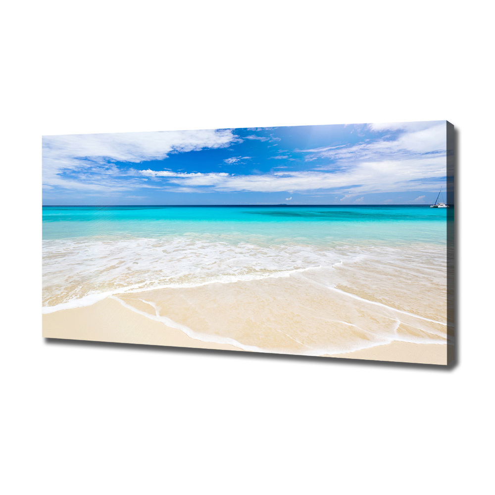 Canvas wall art Tropical beach