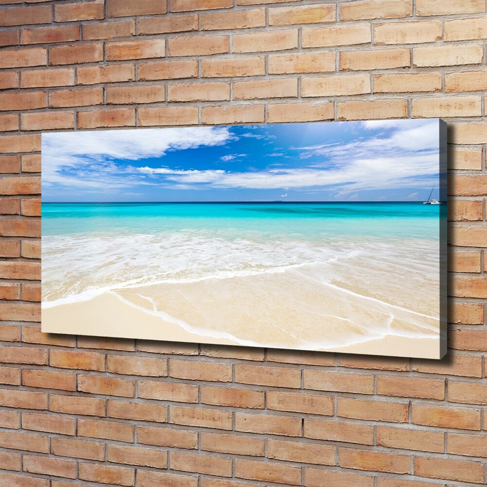 Canvas wall art Tropical beach