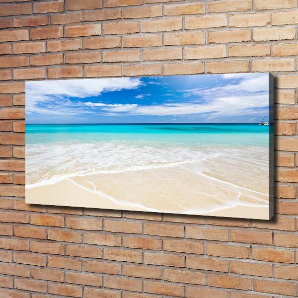 Canvas wall art Tropical beach