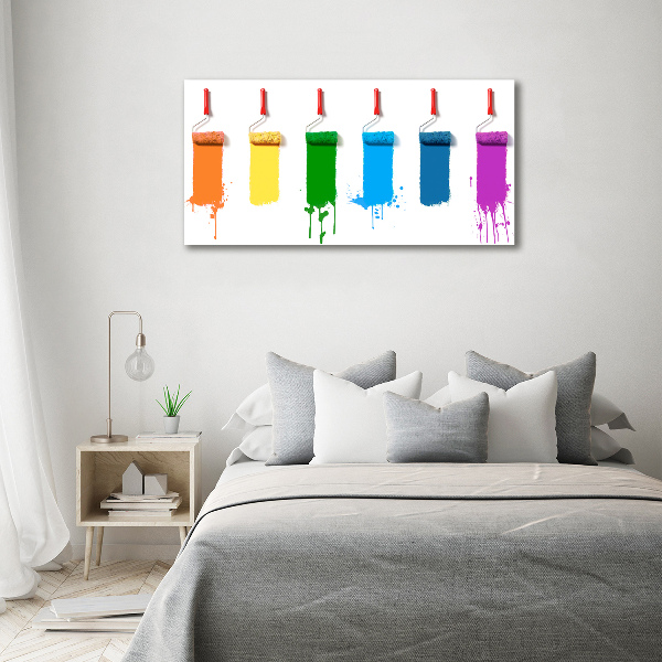 Canvas wall art Painting rollers