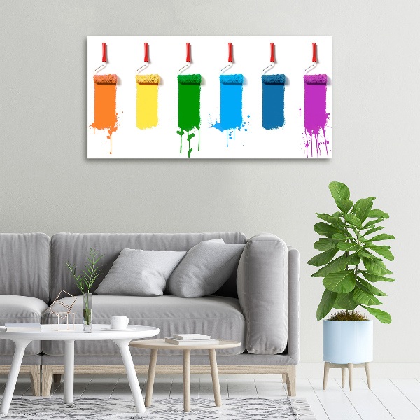 Canvas wall art Painting rollers