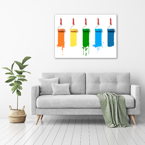 Canvas wall art Painting rollers