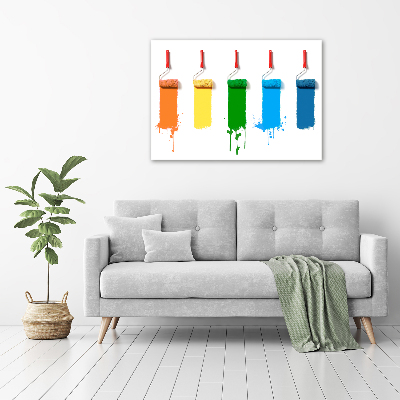 Canvas wall art Painting rollers