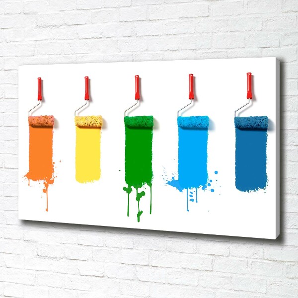 Canvas wall art Painting rollers