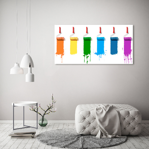 Canvas wall art Painting rollers