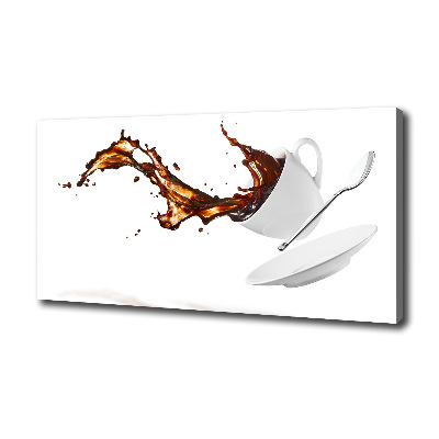 Canvas wall art Spilled coffee