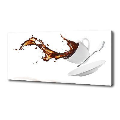 Canvas wall art Spilled coffee