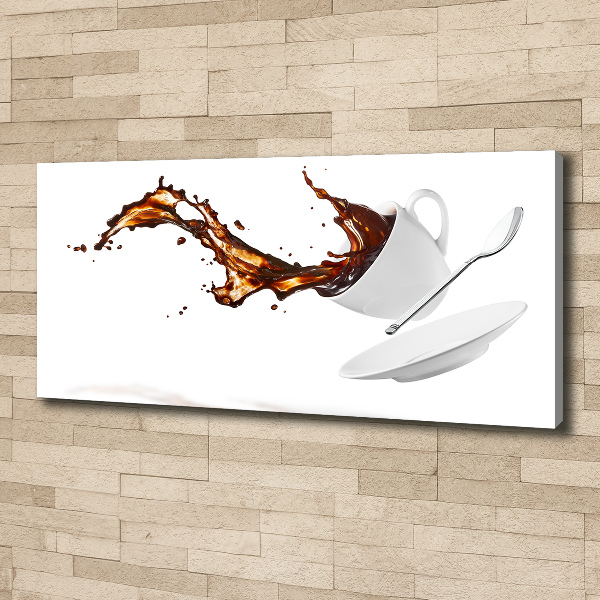 Canvas wall art Spilled coffee