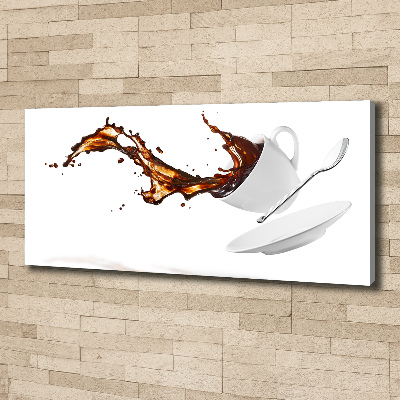 Canvas wall art Spilled coffee