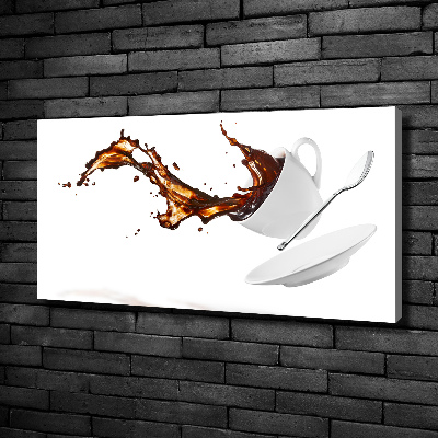 Canvas wall art Spilled coffee