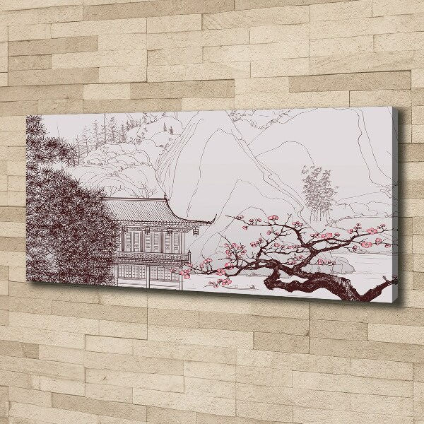 Canvas wall art Chinese landscape