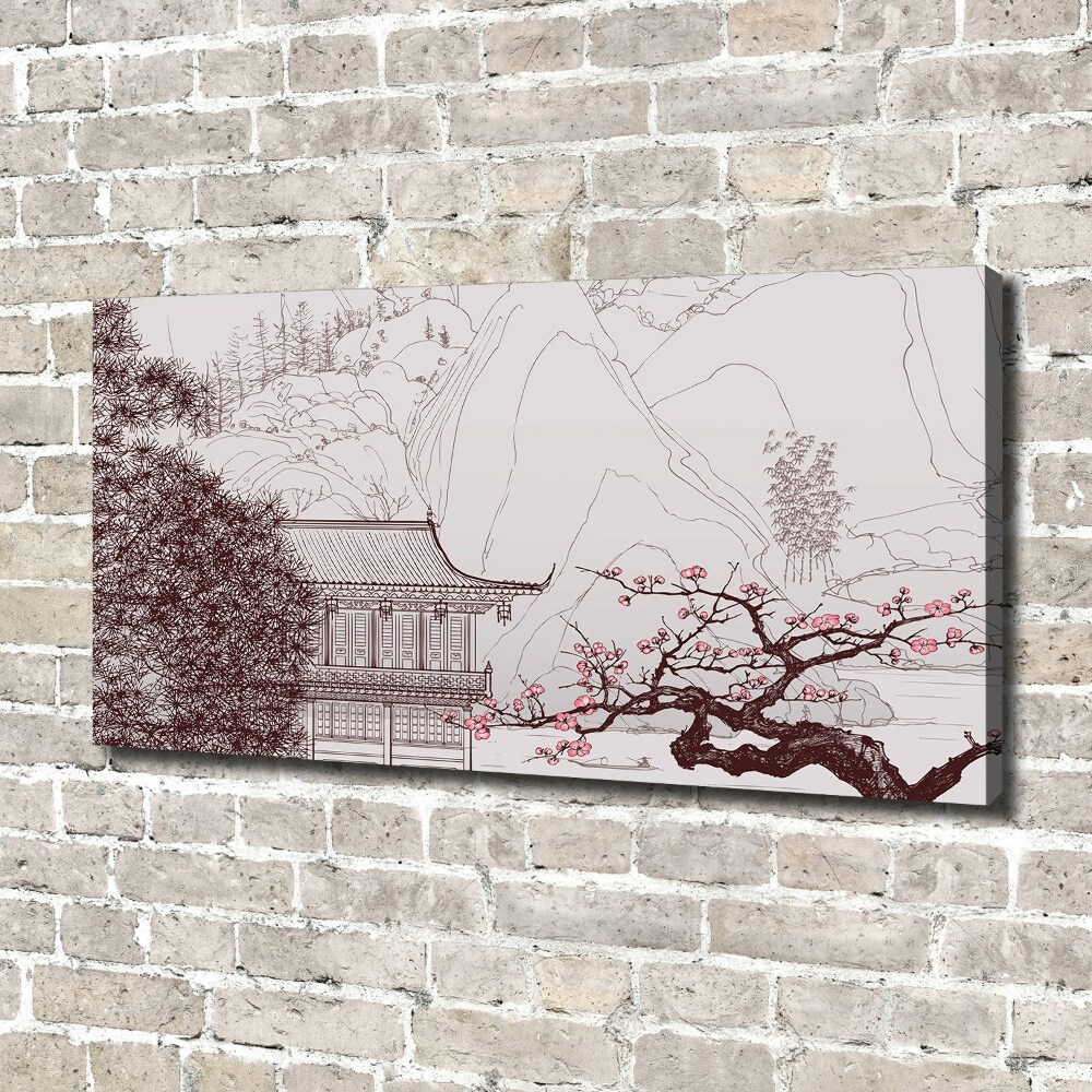 Canvas wall art Chinese landscape