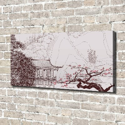 Canvas wall art Chinese landscape