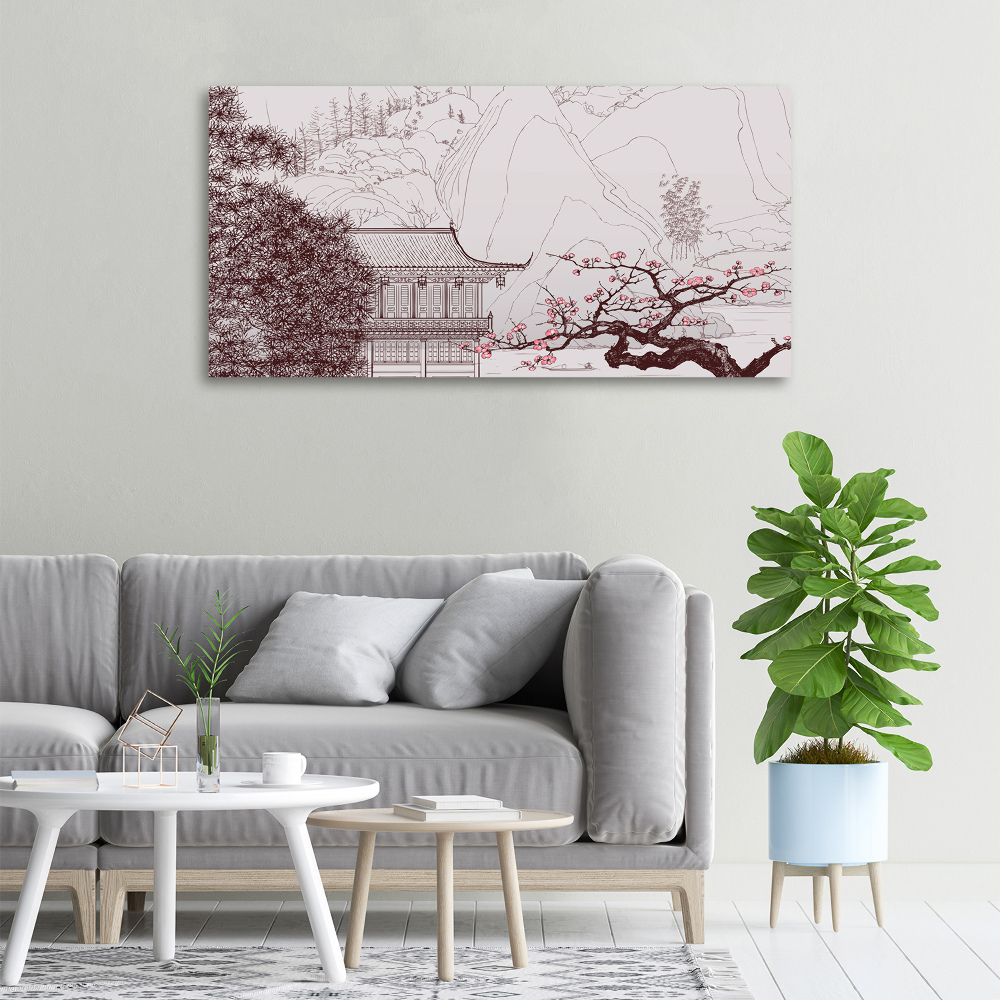 Canvas wall art Chinese landscape