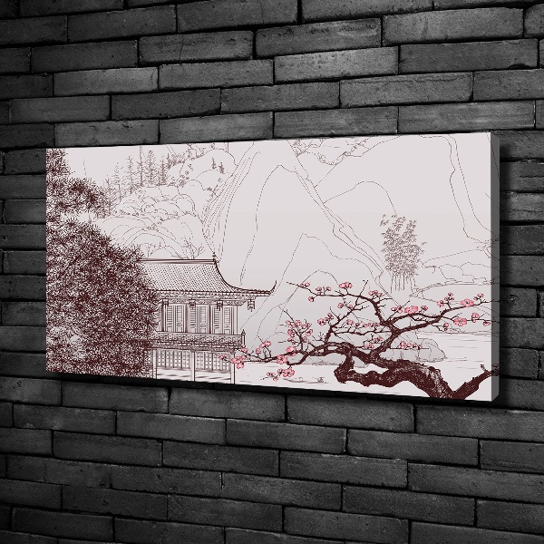 Canvas wall art Chinese landscape