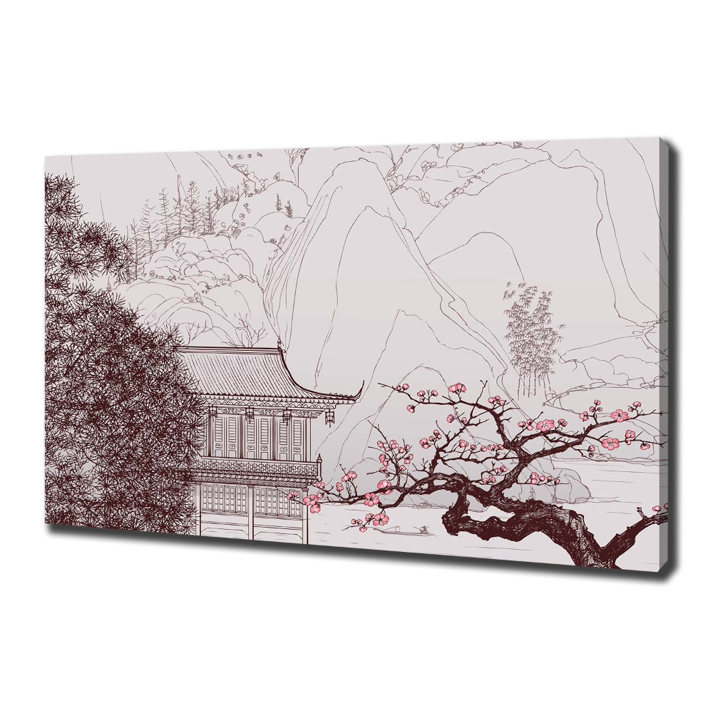 Canvas wall art Chinese landscape