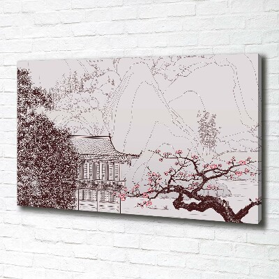 Canvas wall art Chinese landscape