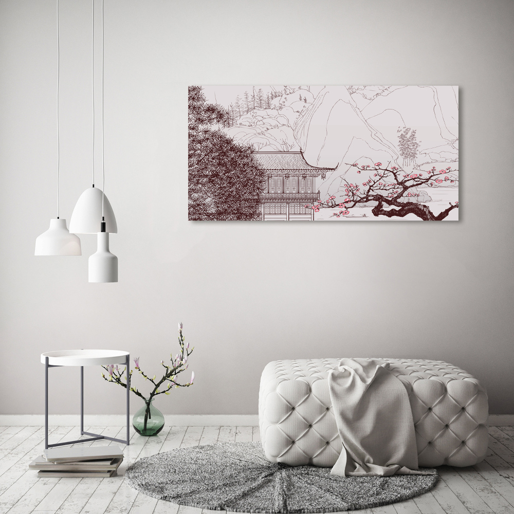 Canvas wall art Chinese landscape