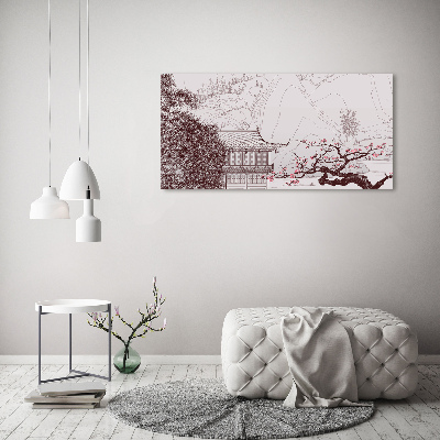 Canvas wall art Chinese landscape