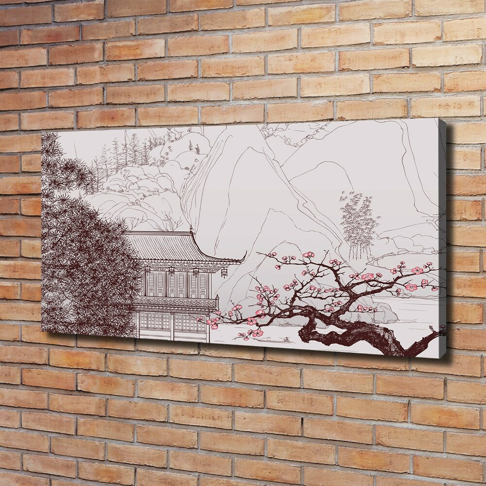 Canvas wall art Chinese landscape