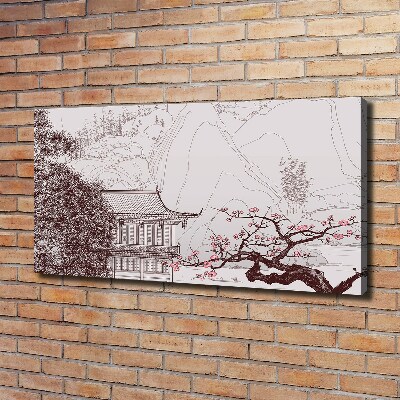 Canvas wall art Chinese landscape