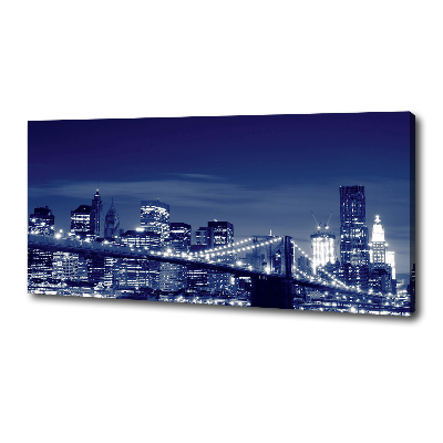 Canvas wall art New York at night