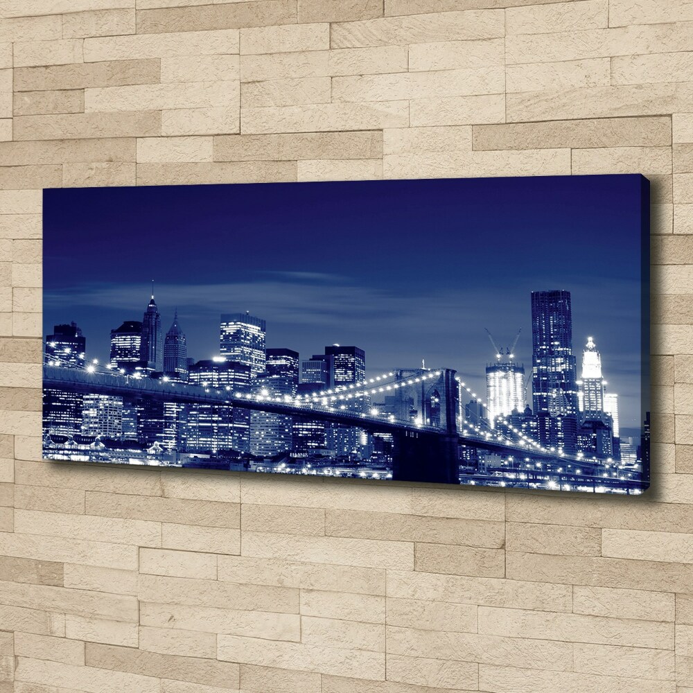 Canvas wall art New York at night