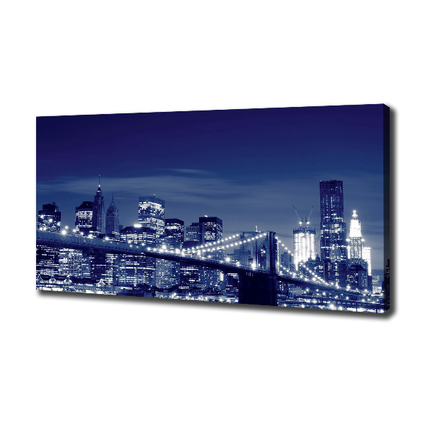 Canvas wall art New York at night